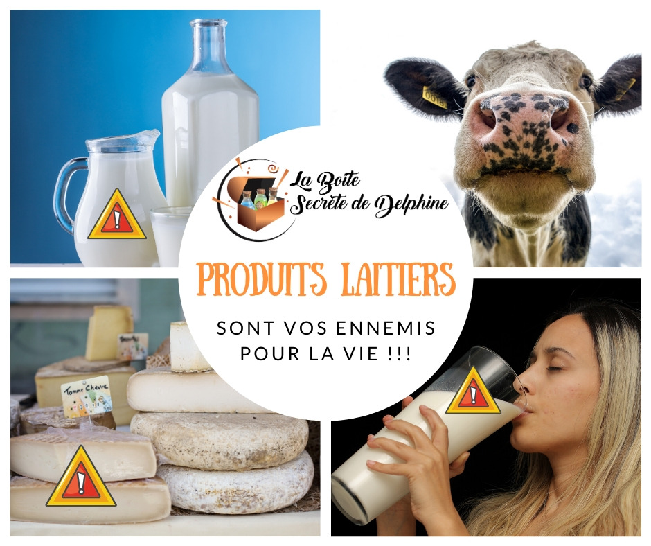 Les produits laitiers sont vos ennemis pour la vie