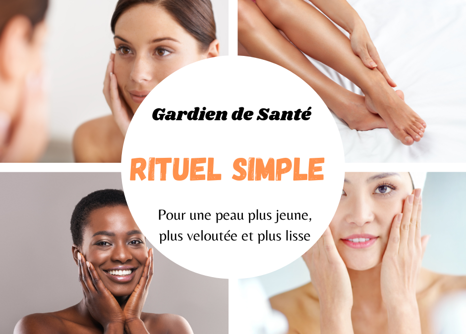 Rituel simple pour une peau plus jeune, plus veloutée et plus lisse